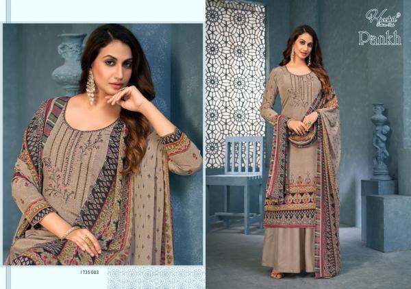 Harshit Pankh Cambric cotton Designer Dress Material